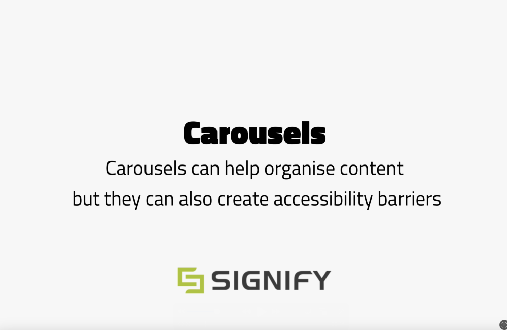 Carousels
