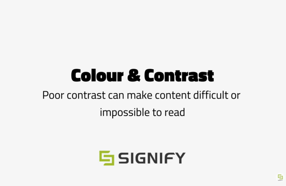 Colour & Contrast